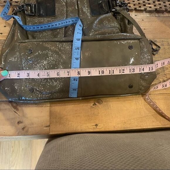 Kenneth Cole‎ New York Patent Leather Tall Hobo Bag - Picture 8 of 12